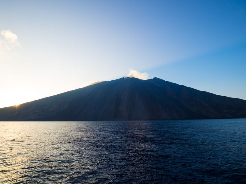 Stromboli, Sonnenaufgang